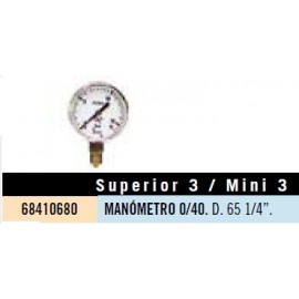 MANOMETRO SEO D-65 0-40 68410-680