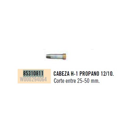 BOQUILLA CORTE PROPANO NX-2 (25-50MM)