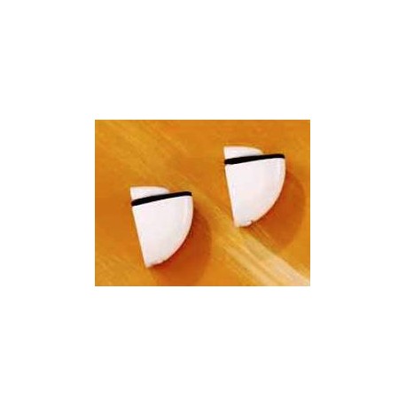 2 SOPORTES REGULABLE 0-24 MM NIQUEL MATE