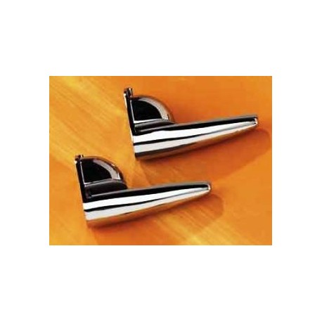 2 SOPORTES REGULABLE 4-22MM.CUERO SATIN.