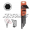 JUEGO BAHCO 9 LLAVES HEXAGONAL BOLAINOX