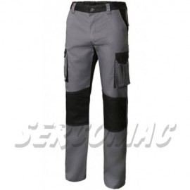 PANTALON 103020B T-46 COL.8/0 GRIS/NEGRO
